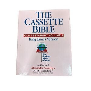 Bible on Cassette Tape Old Testament King James Version KJV Set of 12 Tapes #1